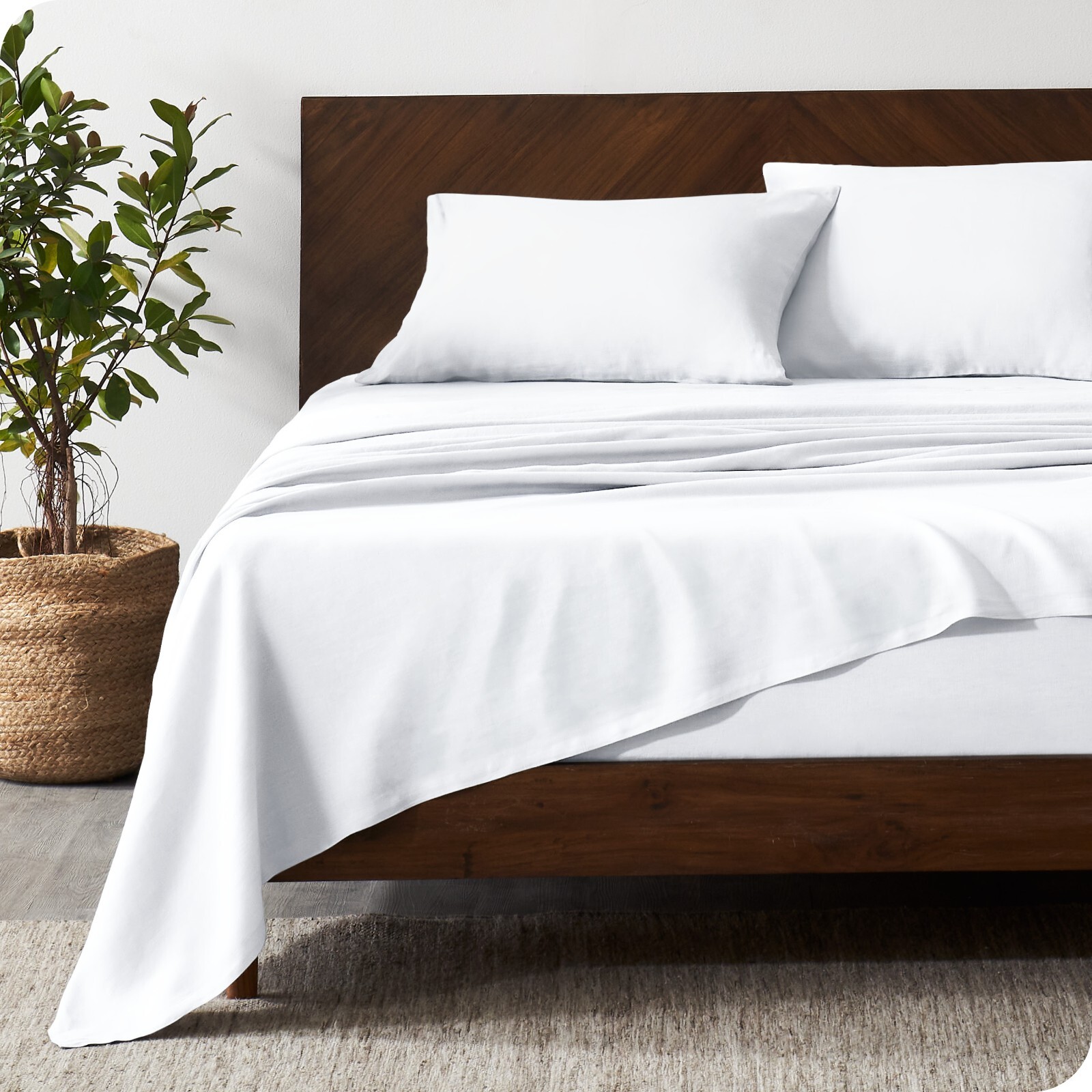 Luxury 100% Linen Sheet Set - Deep Pockets - Easy Fit - by Bare Home gallery