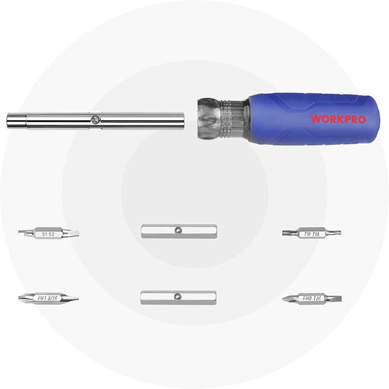 WORKPRO 11-in-1 Screwdriver/Nut Driver Set Tool Philips/Slotted/Torx/Square 3Nut gallery