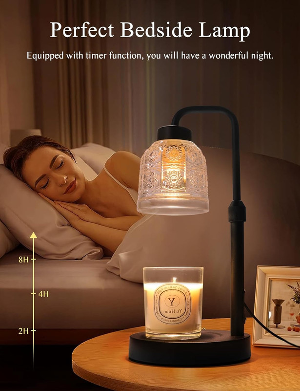 Candle Warmer Lamp with Timer Dimmable, Adjustable Lamp Candle Warmer, Birthday gallery
