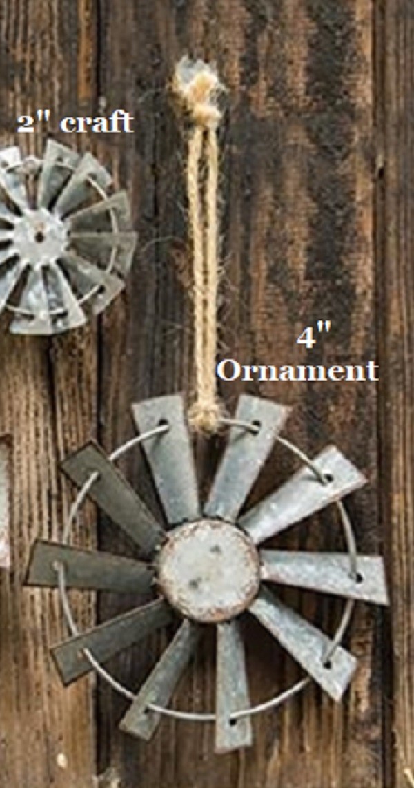 WINDMILL Wall Hanging Decor,Ornament,Craft 3 sz Galvanized Metal FARM WINDMILL gallery