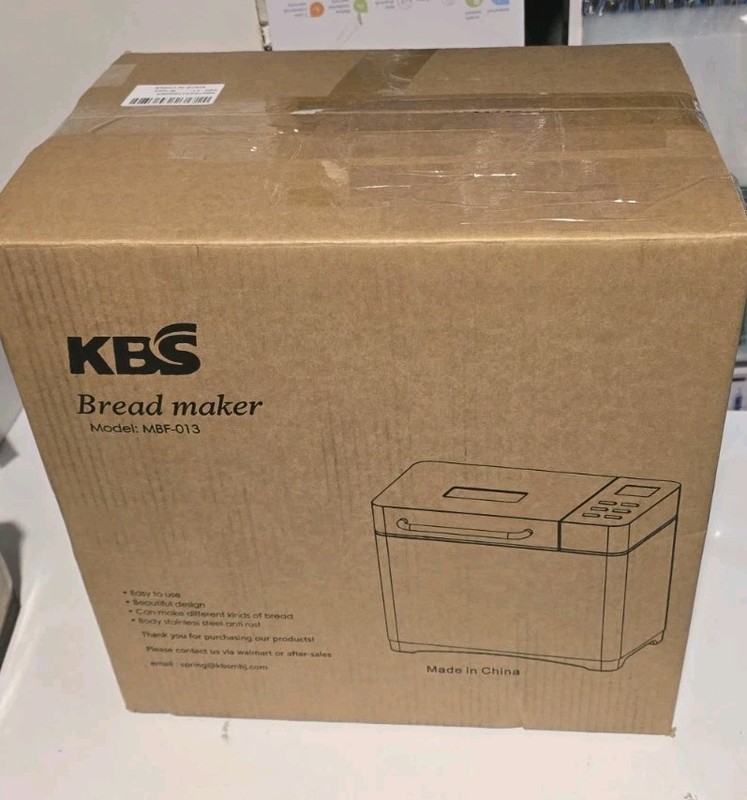 KBS MBF-013 19-in-1 2LB BREAD MAKER MACHINE NEW STAINLESS STEEL gallery