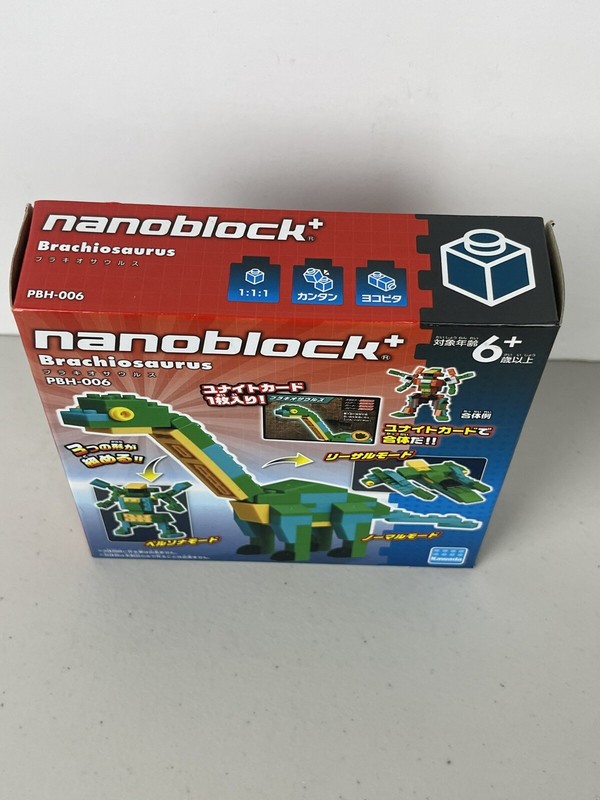 Kawada Nanoblock Plus Brachiosaurus PBH-006 Building Blocks Figure Toy gallery