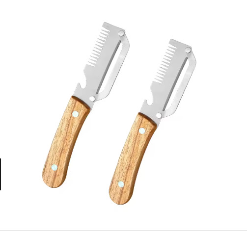 NEW 2 in 1 Multi-Functional Vegetable Peeler for Kitchen Stainless Steel Peeler gallery