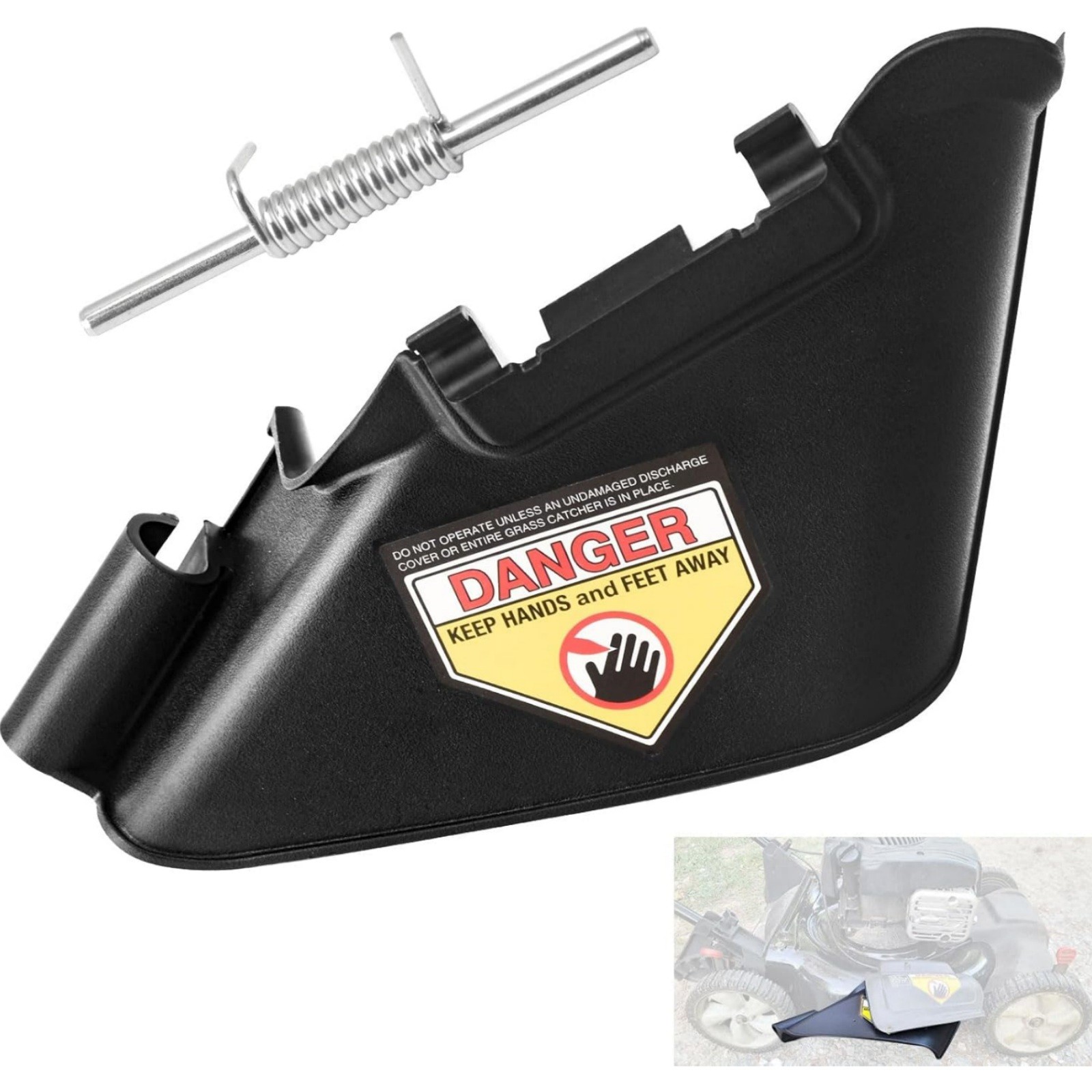 Easy Installation 731-07131 Side Discharge Chute Fits MTD Craftsman Lawn Mower gallery