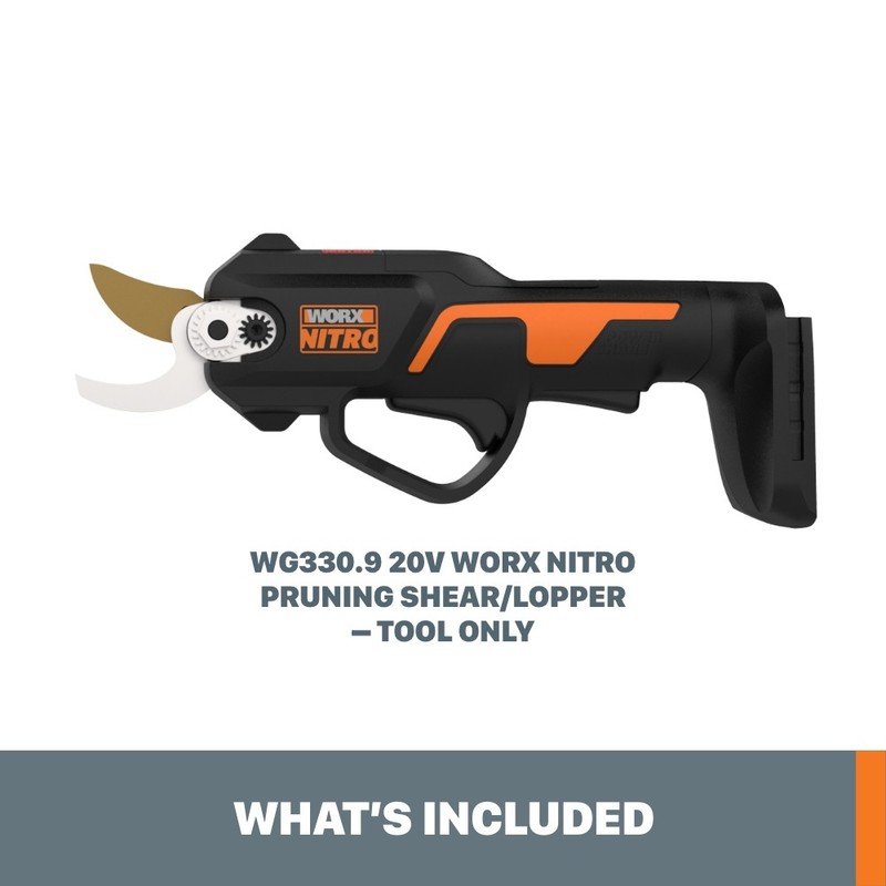 WG330.9 WORX Nitro Pruning Shear/Lopper with Brushless Motor - Tool Only gallery