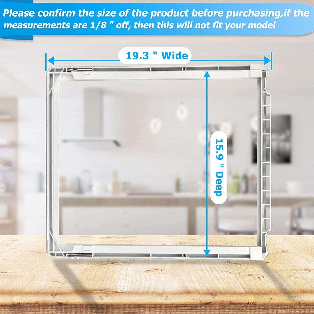Drawer Cover Compatible with Frigidaire FPHS2387KF6 FGHS2367KE2 FGHS2369KE2 gallery