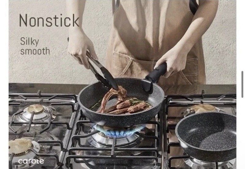 Carote 23pcs Cookware Set | Ceramic Non Stick Pots and Pans | Detachable Handles gallery