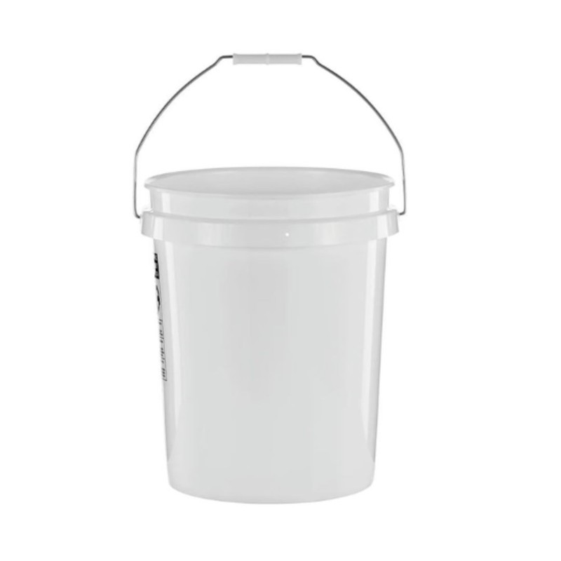 United Solutions 5 Gallon Round Utility Bucket, Comfort Handle, Plastic, White gallery