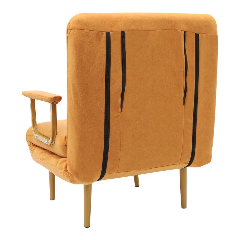 Convertible Sofa Bed Foldable Sofa Chair Bed Folding Sofa Bed Orange Living room gallery