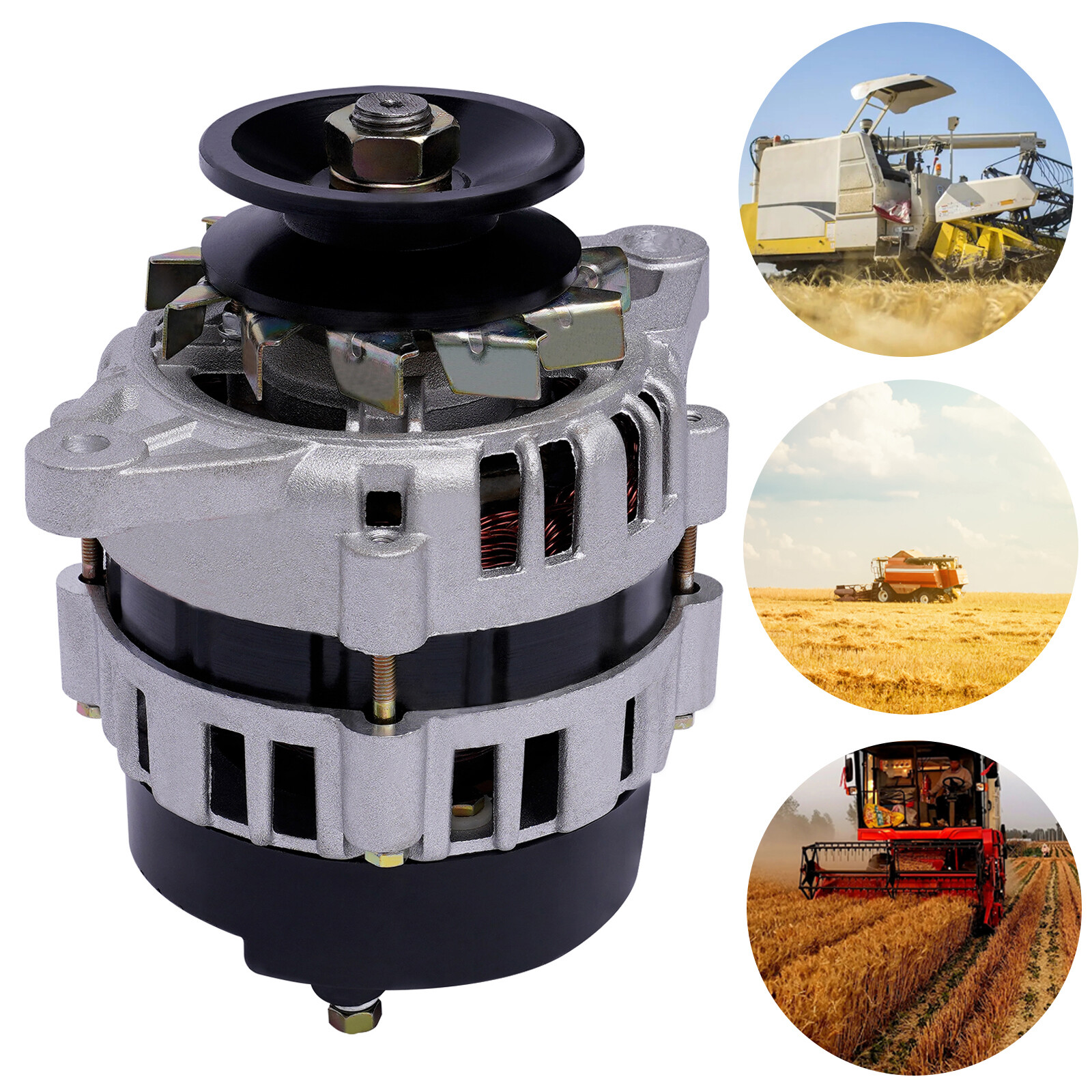 2000W Permanent Magnet Synchronous Generator PMA Brushless Generator Low Rpm gallery