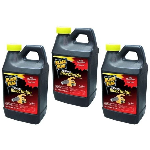 Black Flag Fogging Insecticide Ready-To-Use 5000 sq-ft Coverage Area 64oz 3Pack gallery