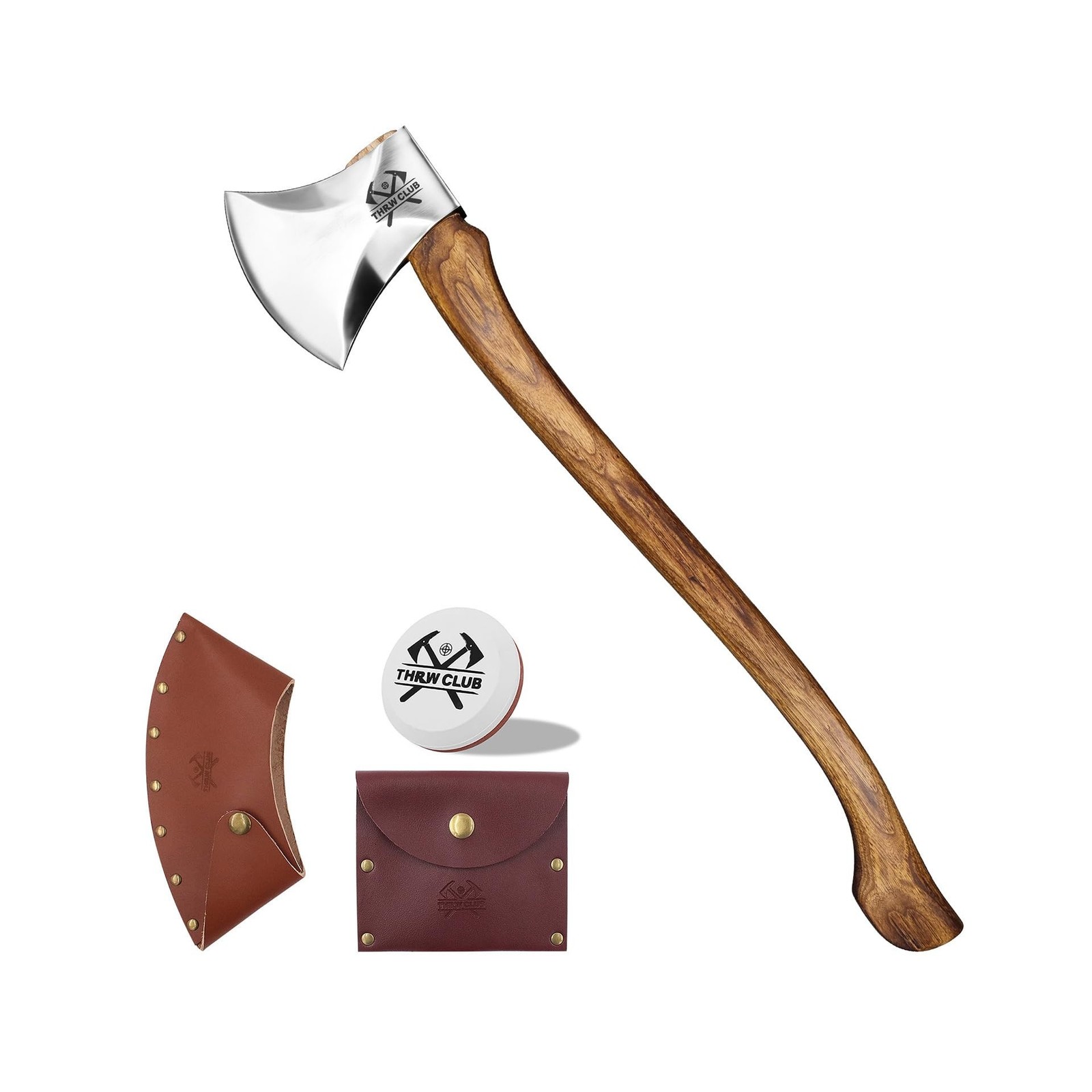 32.6 Inch Professional Wood Splitting Axe, Wood Chopping Axe with Hickory Woo... gallery