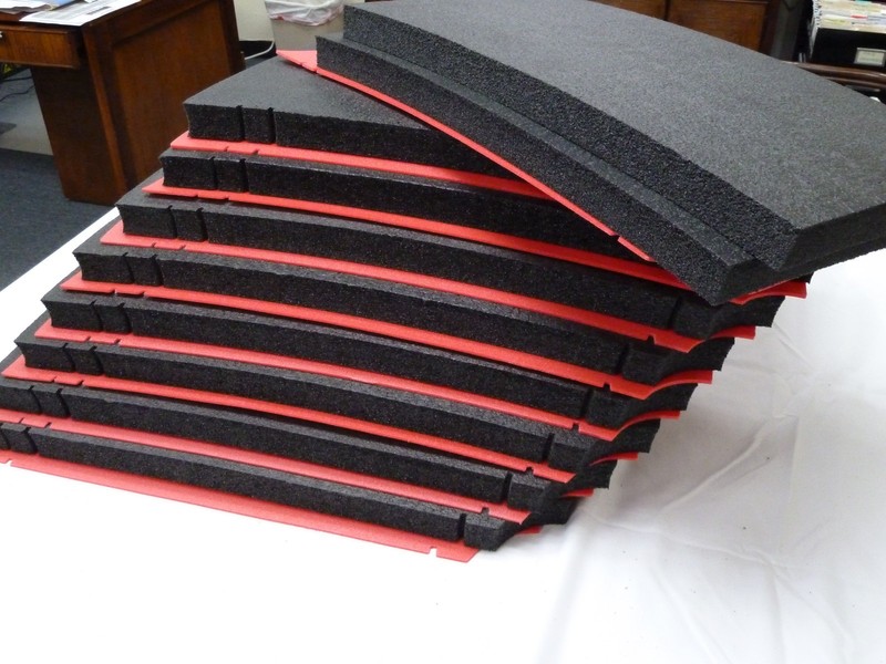 Older version - Pelican 0450 foam. Solid foam w/ red backing. Tool Shadowing gallery
