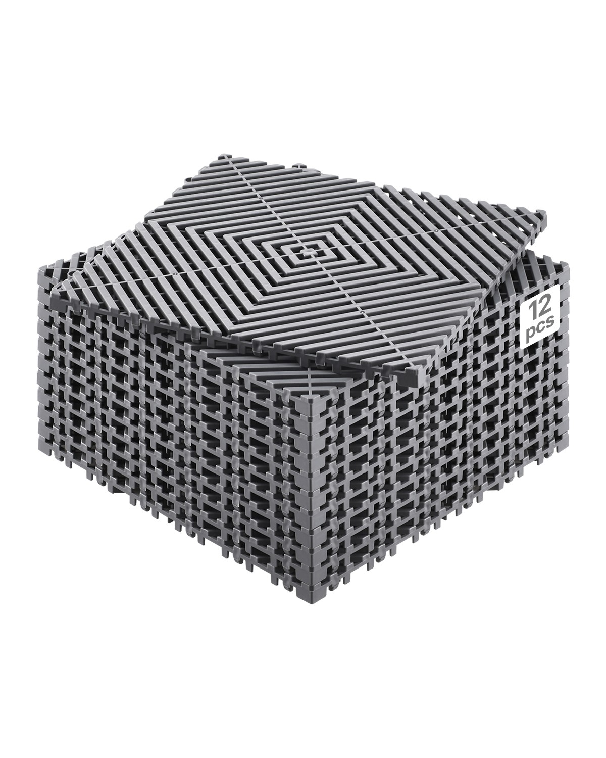 VEVOR Drainage Mat Modular Interlocking Cushion 12” x 12” Drainage Floor Mat gallery