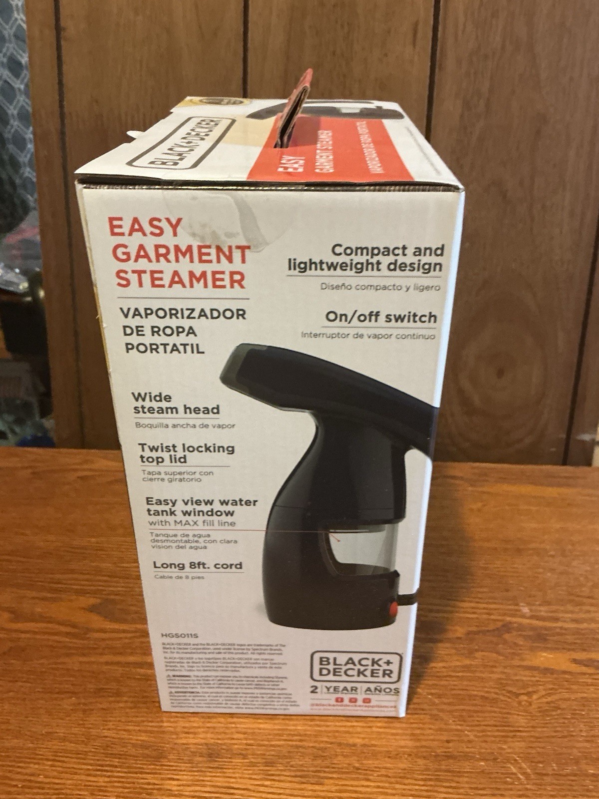 BLACK+DECKER Easy Garment Steamer Quick Heat Up NEW gallery
