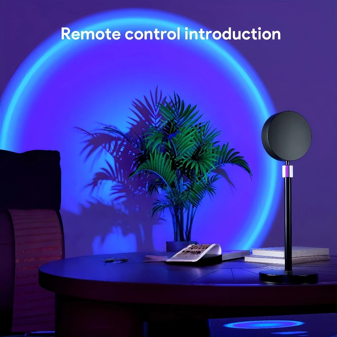 Sunset Lamp Projector, Rainbow Projection Led Lights with Remote, 16 Colors Mult gallery