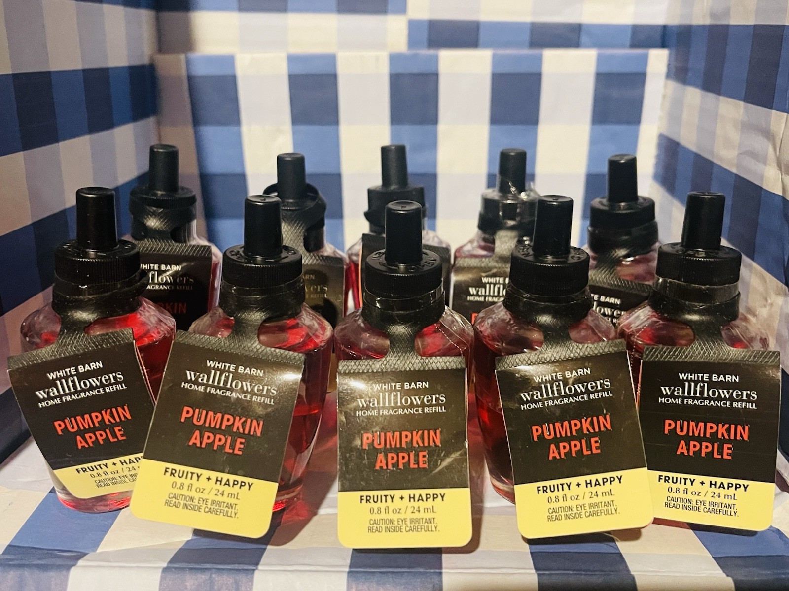 10 Bath & Body Works Wallflowers Pumpkin Apple Diffuser Refill Bulbs gallery