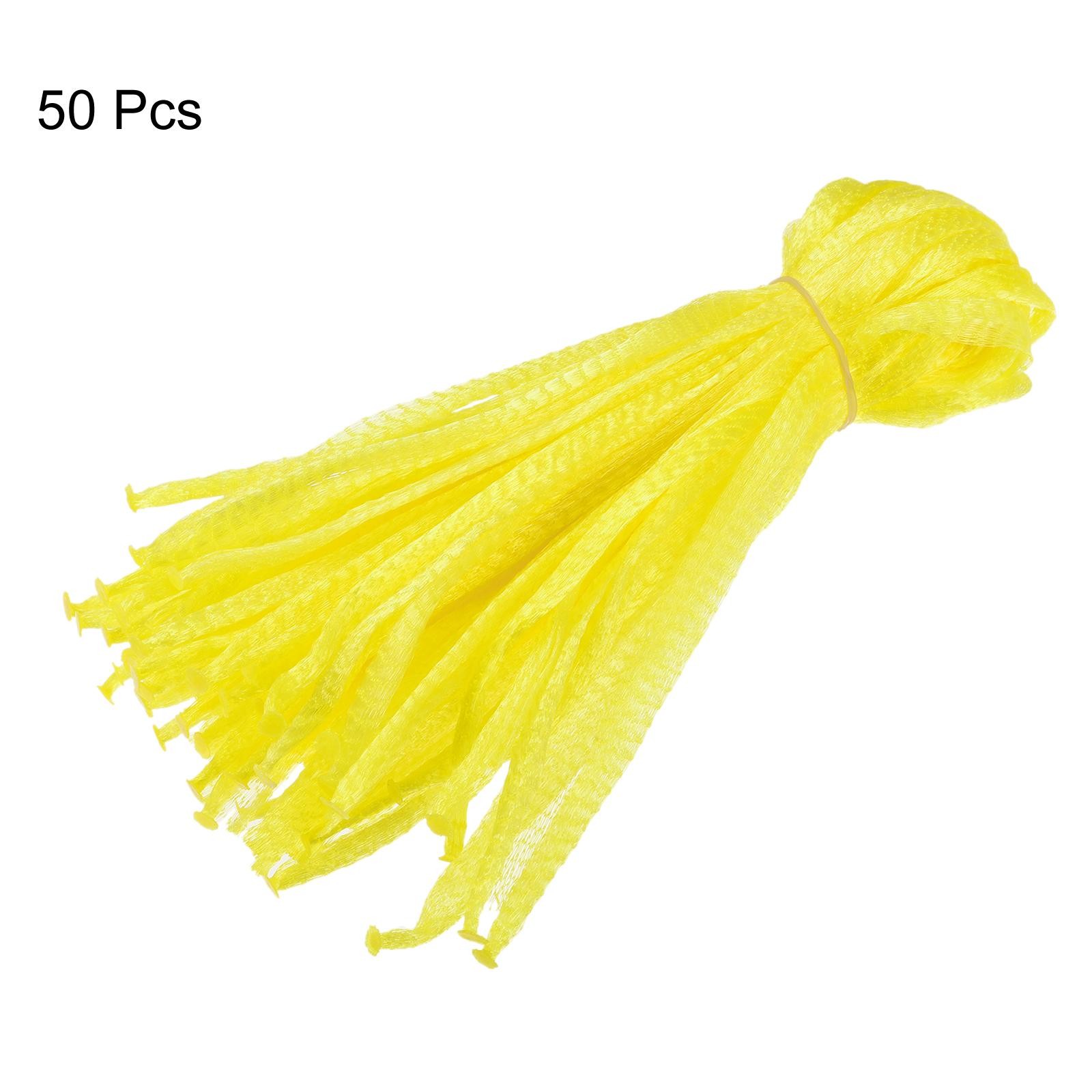 Watermelon Nets 23.62 Inch Hanging Melon Hammocks Bag for Garden Yellow 50 Pack gallery