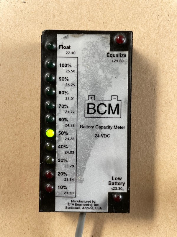 Battery Capacity Voltage Meter, 24 Volts - Free Shipping!!! gallery