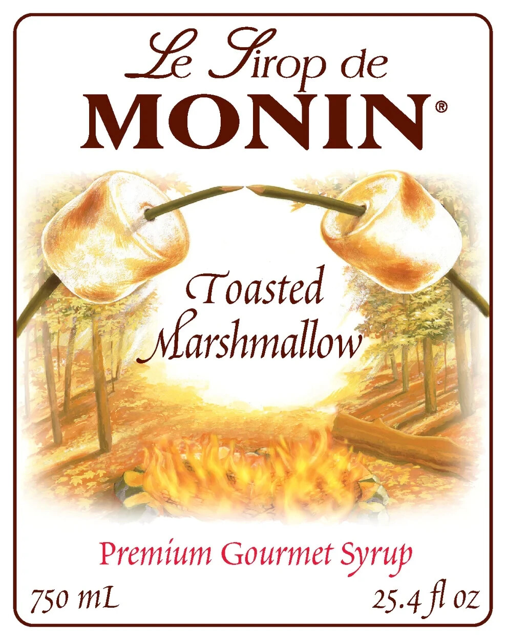 Monin Toasted Marshmallow Syrup (750mL), H-Toasted Marshmallow gallery