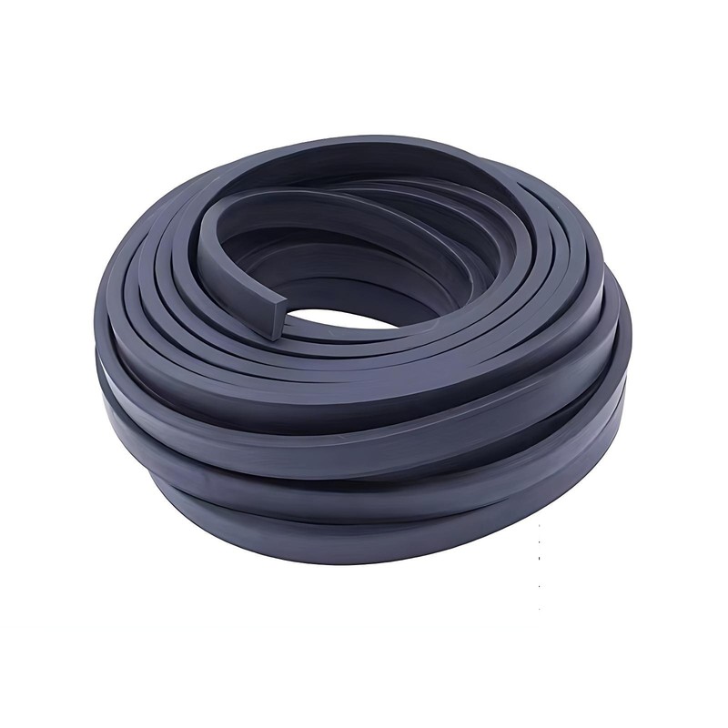 Solid Black Nitrile NBR Rubber Square Strip - Various Lengths, Widths And Thickn gallery