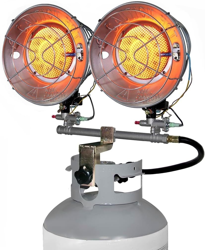 Double Tank Top Portable Propane Radiant Heater, 30,000 BTUs Jobsite/Garage gallery