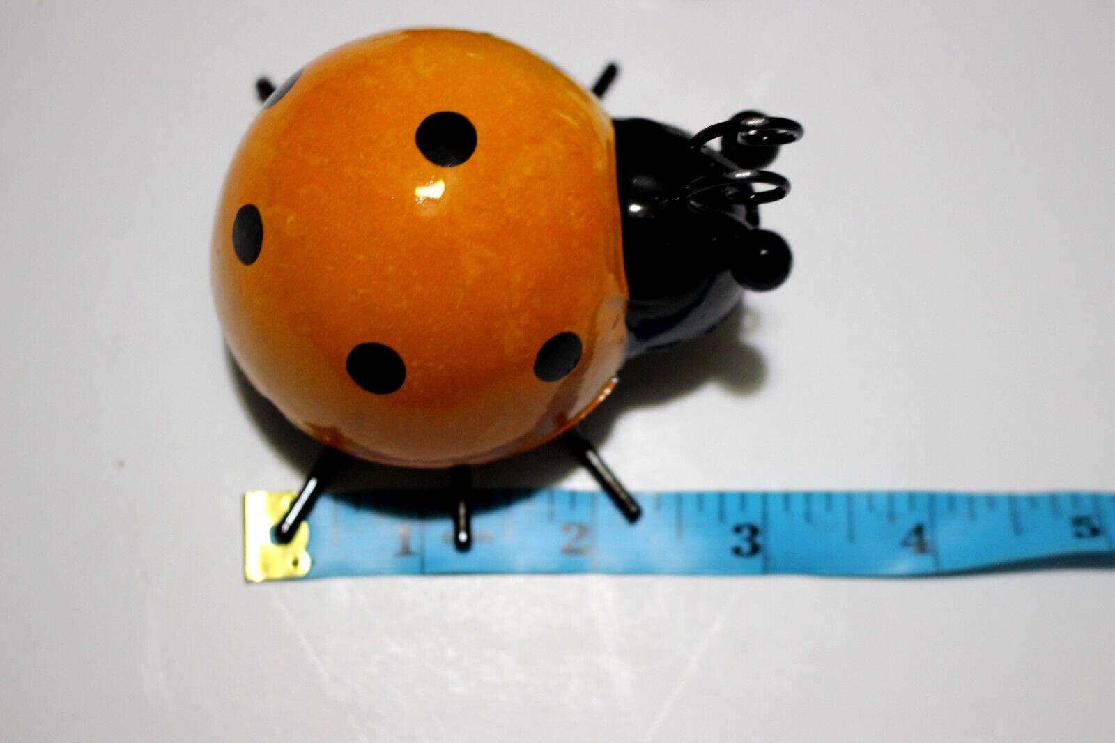 4 PIECES LADY BUG WALL HANGING DECORATIONS METAL RED GREEN BLUE YELLOW gallery