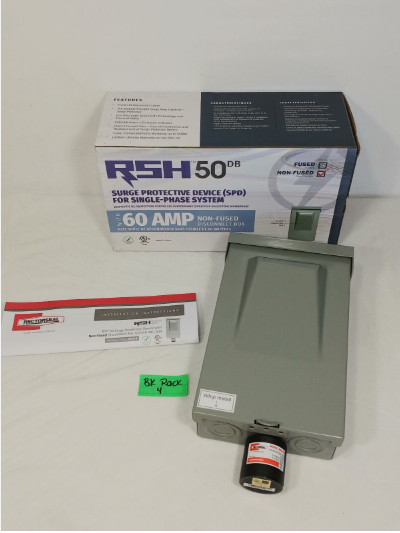 Rectorseal RSH 50db Single Phase Surge Protective Device. 60 Amp Non Fused. gallery