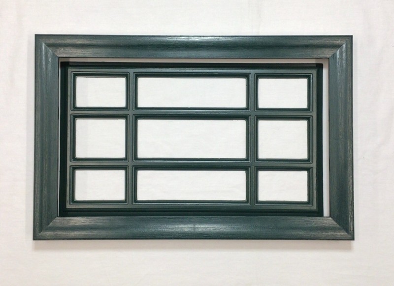 Hunter Green Amarr Garage Door Window Kit Short Panel Frame Insert Glass Options gallery