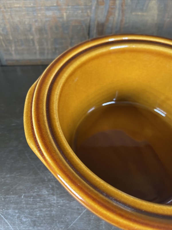 Rival D-256-762 Crockpot Slow Cooker Replacementt Part Brown Insert 2qt gallery
