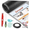 Window Screen Door Repair Kit, 39" x 78" Screen Door Mesh 39in x 78in Black gallery