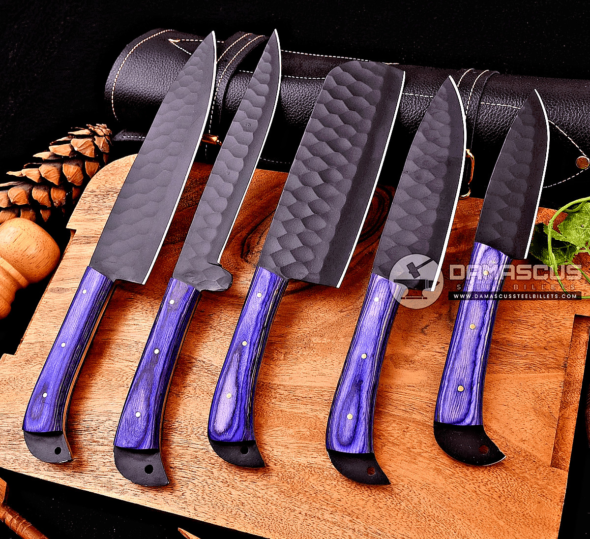 Custom made Forged High Carbon Steel KITCHEN KNIVES CHEF SET 2651 gallery