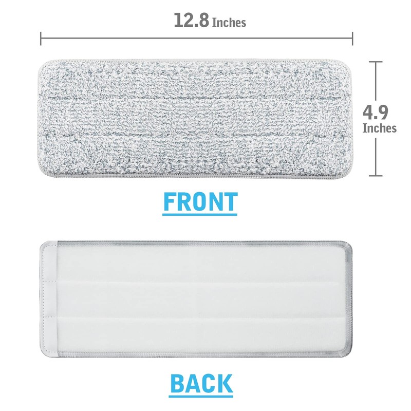 Flat Mop Pads, Mop Replacement Pads, Microfiber Mop Pads, Machine Washable Pa... gallery