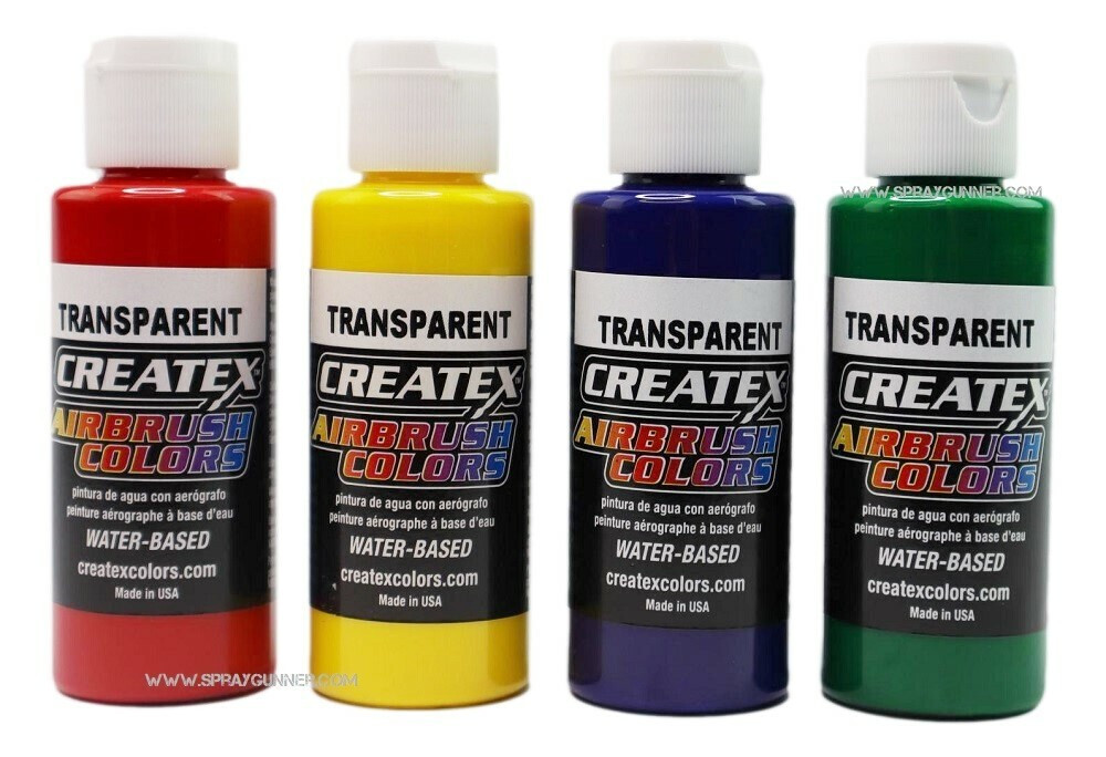 Createx Airbrush Colors Paint 4 Color Primary Set gallery