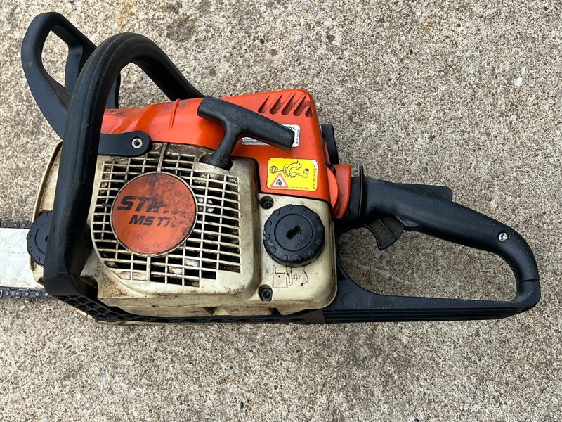 Stihl ms 170 chainsaw - runs gallery