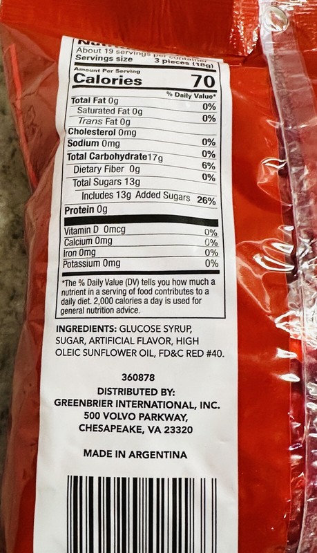 Hard Candy Individually Wrapped Cinnamon Flavored | Coastal Bay See Below gallery