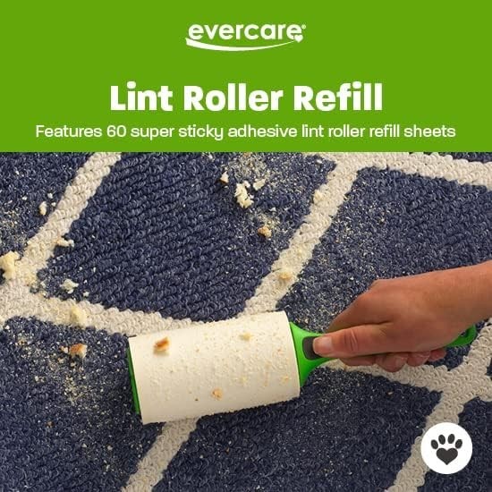 Evercare Pet, Lint Roller Refill, 60 Sheet Roll (6 Packs) gallery