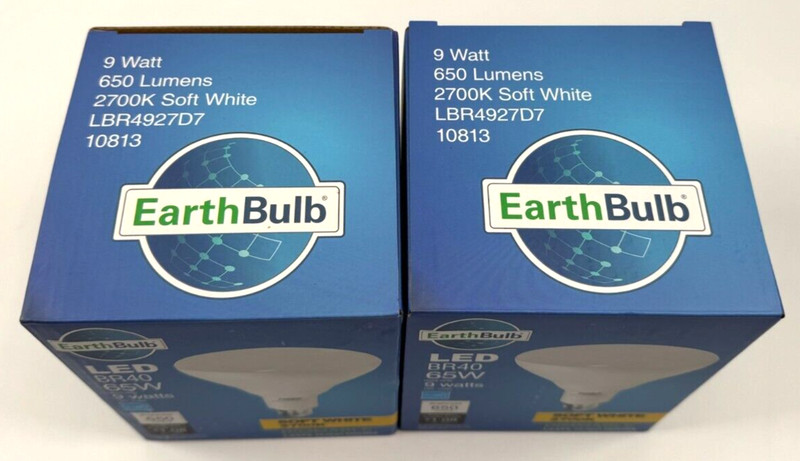 2 EarthBulb 65W Soft White BR40 Dimmable LED Light Bulb 15k Hours Free Shipping! gallery