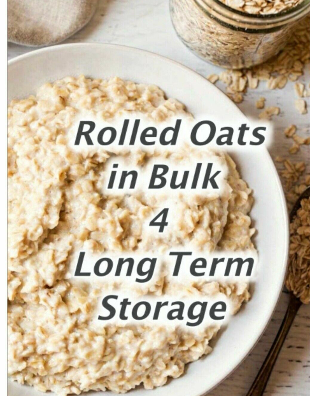 Rolled Quick Oats~Quick Cooking Oatmeal~Bulk 3Lb Mylar Bags Grown in USA gallery