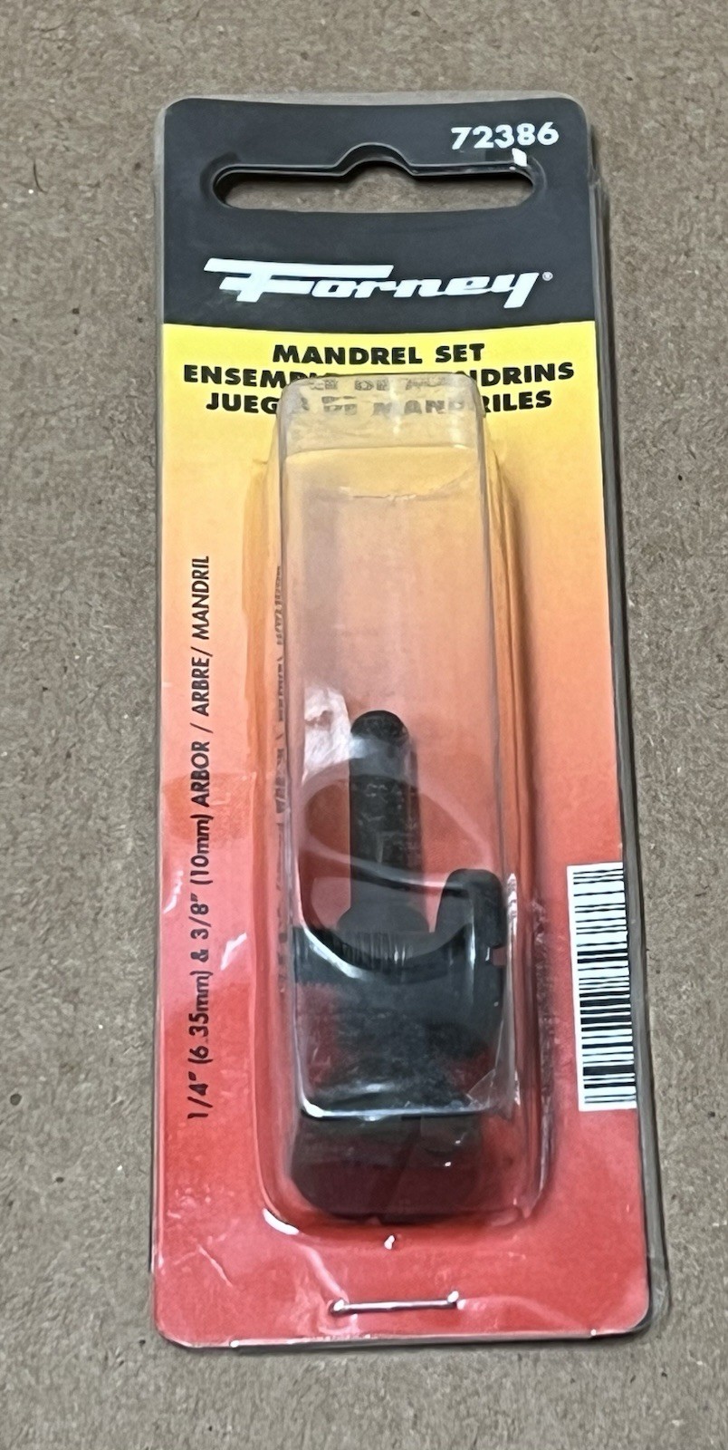 Forney 72386 Mandrel Set 1/4'' & 3/8'' Arbor Nos-Sealed gallery