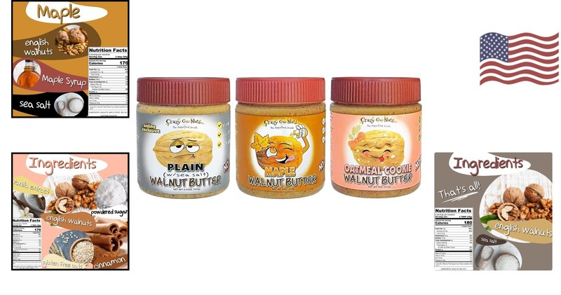 Crazy Go Nuts Variety Pack: Delicious Walnut Butters for Keto & Lifestyles gallery