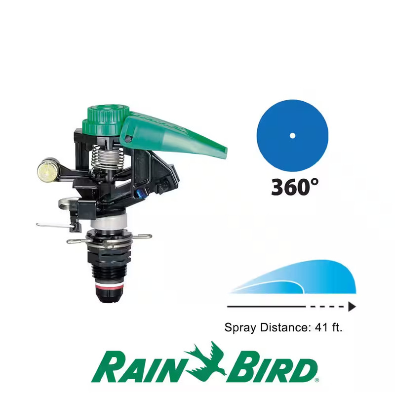 P5R Professional Grade Riser-Mounted Polymer Impact Sprinkler, Adjustable 25-41 gallery