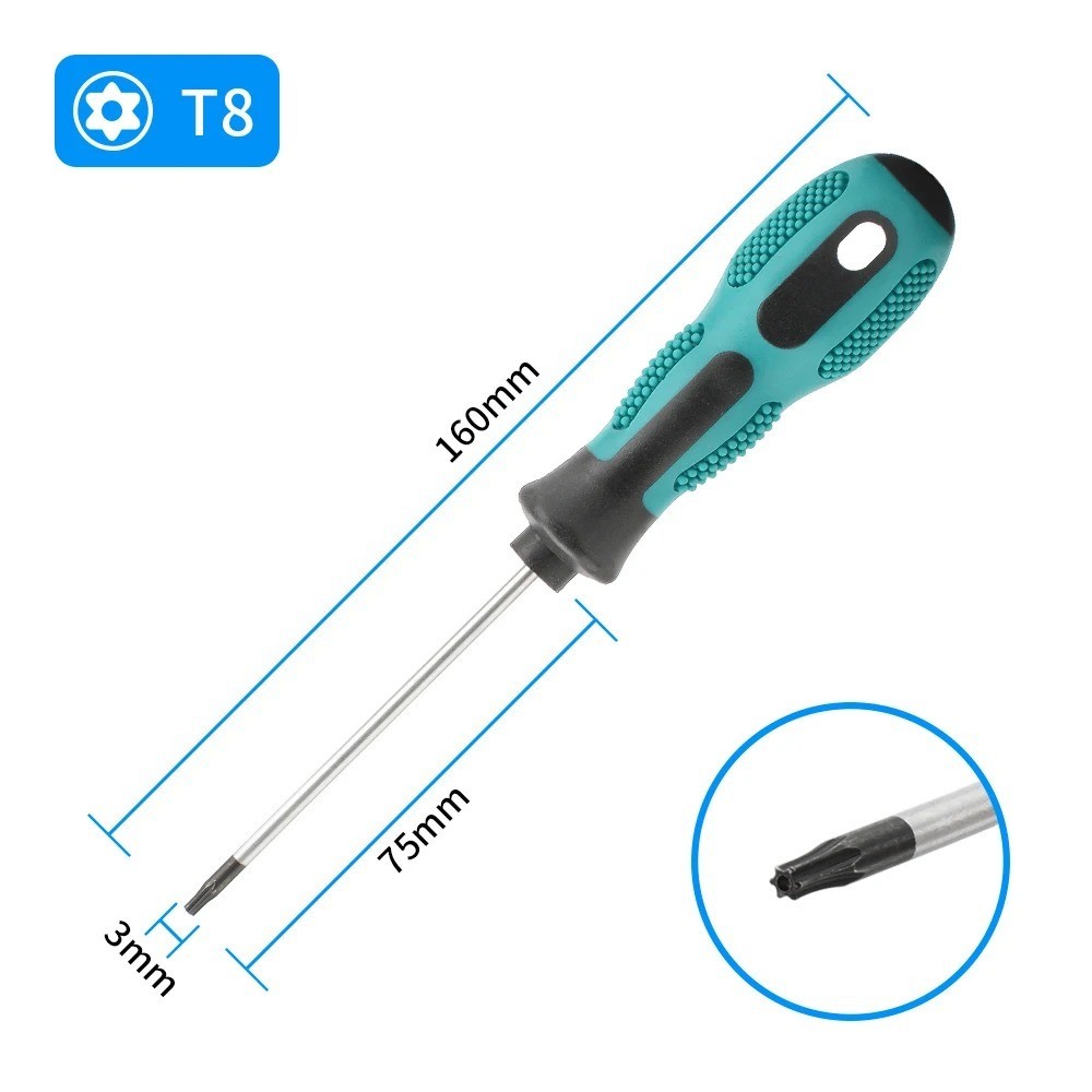 Magnetic Torx Screwdriver Set T5 T6 T7 T8 T9 T10 T15 T20 T25 T27 T30 Tool Kit gallery