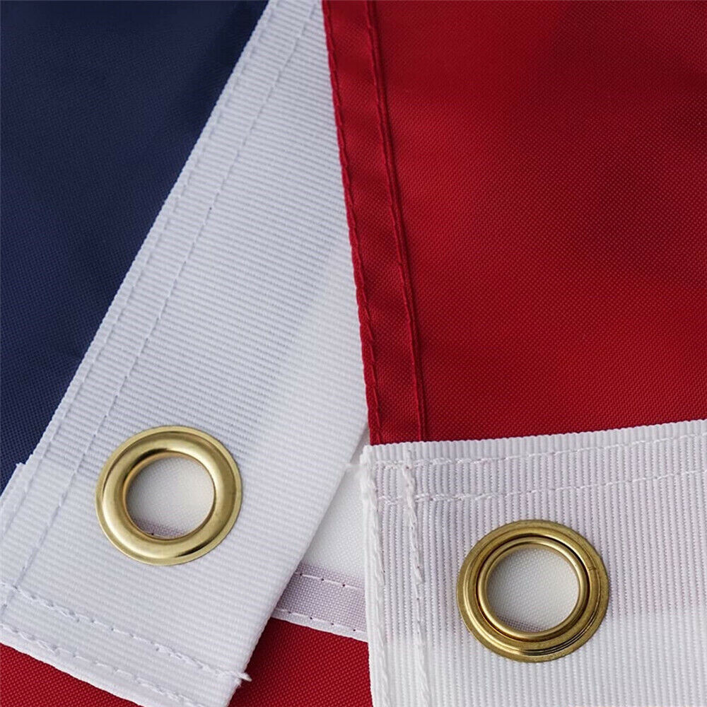 American US Flag Heavy Duty Nylon Double Stitching Embroidered USA Banner Flags gallery
