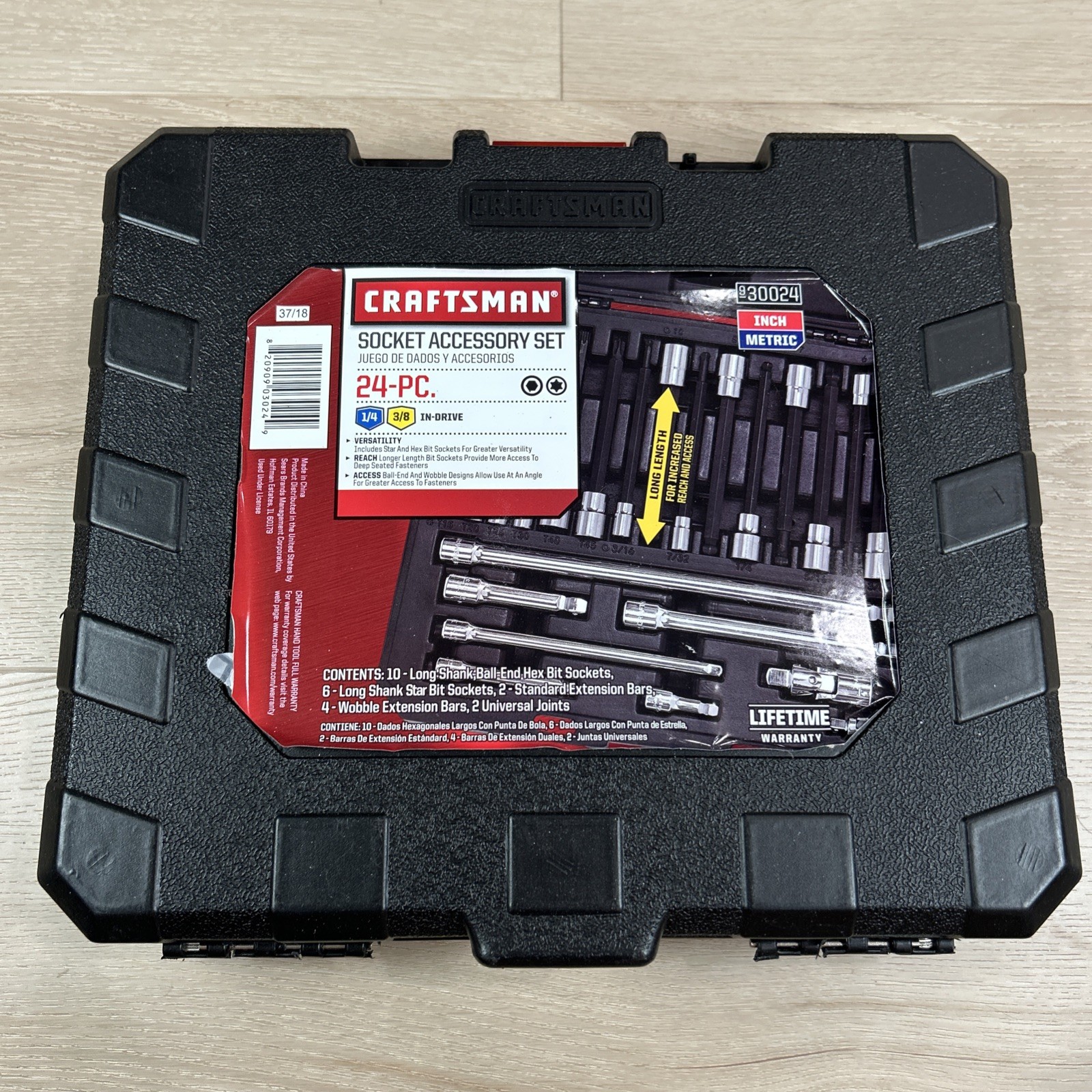 Craftsman 24-Pc Reach Access Torx Hex Bit Socket Accessory Set 9-30024 - NEW gallery