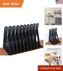 240 lb Capacity Metal Shelf Brackets - 12 Pack Black L Brackets for Home Use gallery