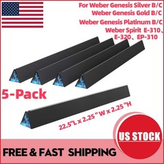 5-Pack 22.5″ BBQ Flavorizer Bars for Weber Genesis Silver Gold Spirit E-310/300