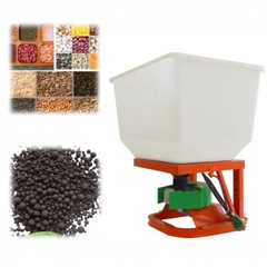 12V Tractor Front Electric Seed Broadcast Spreader Fertilizing Machine 265lbs