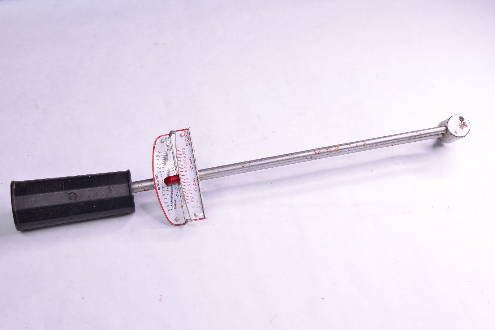 Vintage Craftsman Beam Style Torque Wrench Model 932999 0-75 LB Range 3/8" Drive gallery