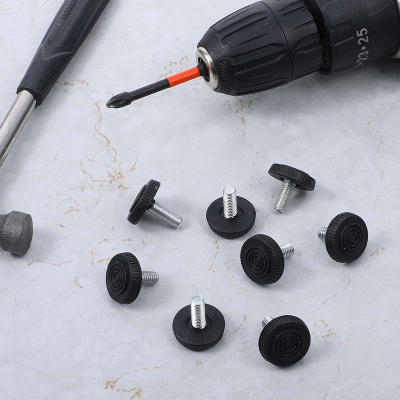 8 Pcs M6 Leveling Feet M6 Adjustable Leveling Feet Bar Stool Height Extenders Sc gallery